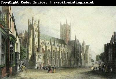 Thomas Mann Baynes Canterbury Cathedral by Thomas Mann Baynes